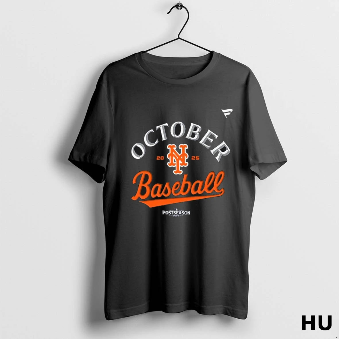Official October New York Mets Baseball 2025 Postseason T Shirt