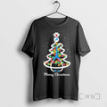 Officials Detroit Lions Nurse Tree Merry Christmas Tee Shirt Sweater