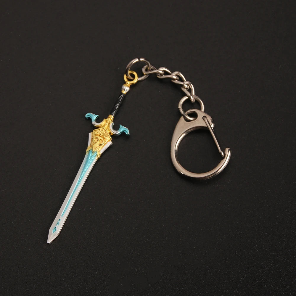 Genshin Impact Weapon 'Sacrificial Greatsword' Keyring Metal Keychain