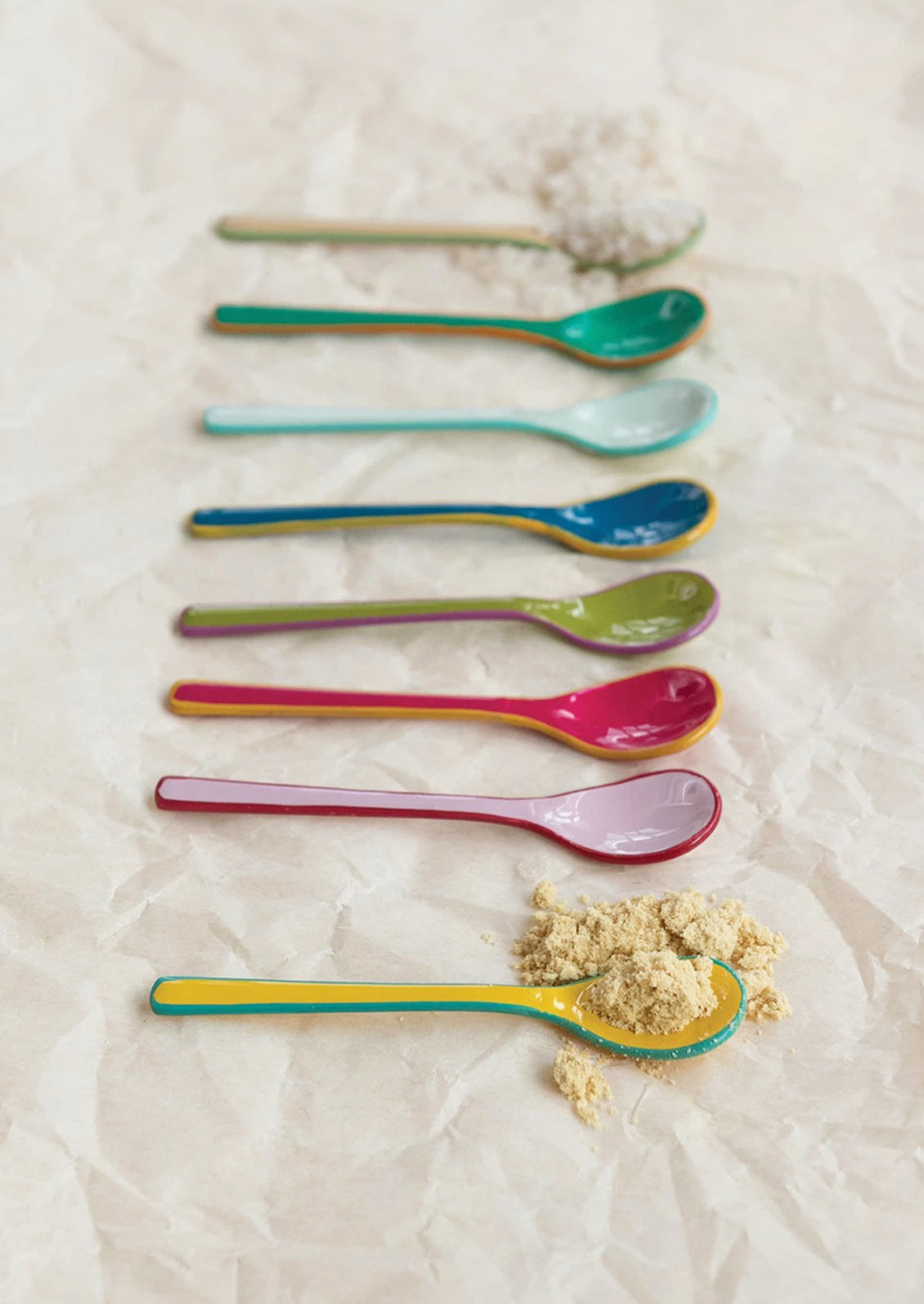 Palette Enamel Salt Spoon