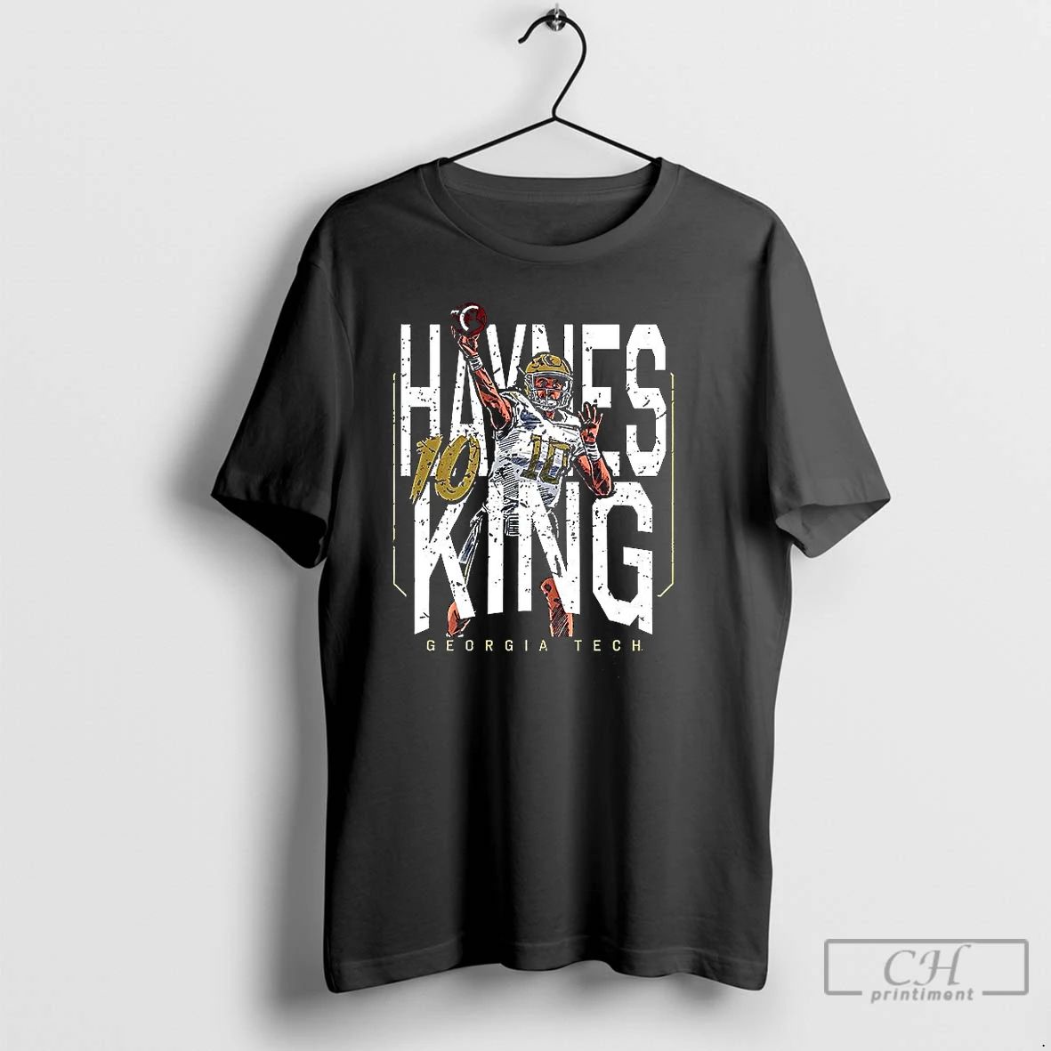 Classic Haynes King Georgia Tech Football Throwing Stance Number 10 T Shirts Unisex T-shirt, Sweatshirt, Hoodie, Long Sleeve Tee